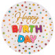 10 ASSIETTES HAPPY BIRTHDAY MOTIF BALLON