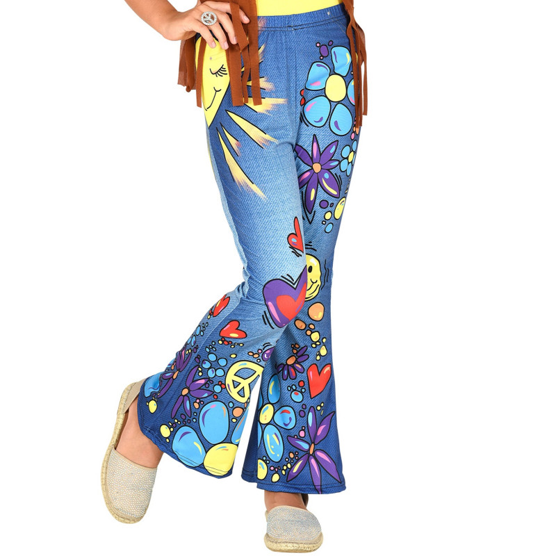 LEGGINGS ANNEES 70 HIPPIE 158 CM