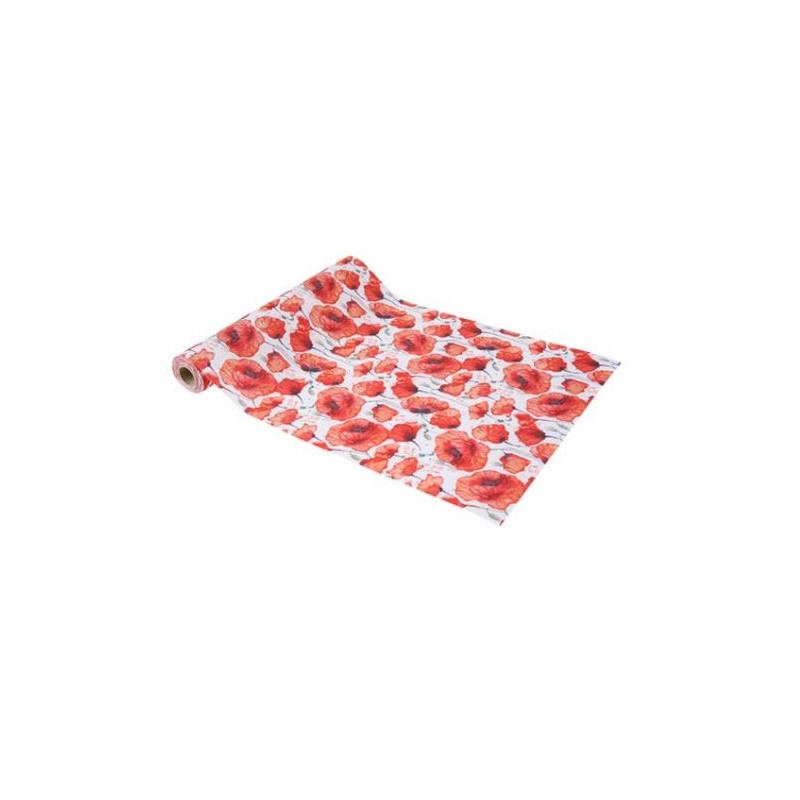 CHEMIN DE TABLE POPPY LOVE COQUELICOT 5M