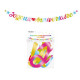 GUIRLANDE LETTRES J.ANNIVERSAIRE MULTICOLORE