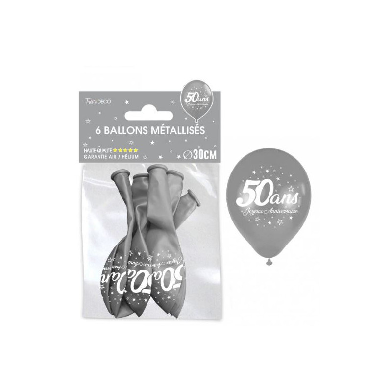 Ballon Hélium 50 ans