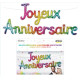 GUIRLANDE BALLON  JOYEUX ANNIVERSAIRE MULTICOLORE