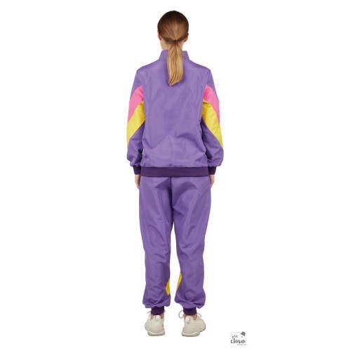 SURVÊTEMENT 80&#039;S VIOLET TAILLE L/XL