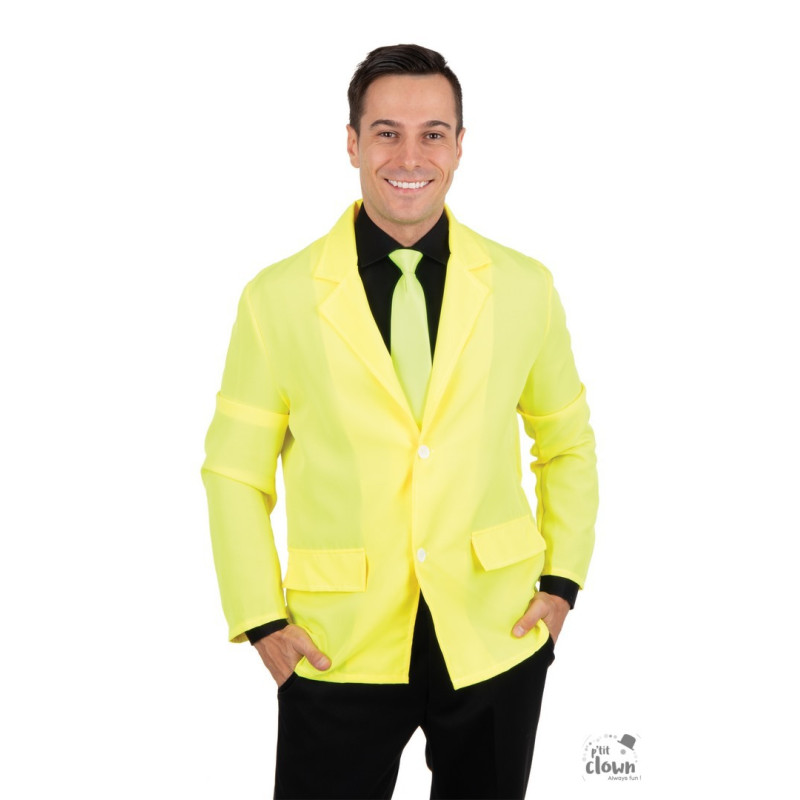 VESTE JAUNE FLUO TAILLE UNIQUE