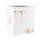 URNE MERCI PAMPAS FLEURS COTON