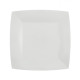 10 ASSIETTES CARRE BLANC PETIT MODELE