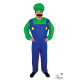 COSTUME PLOMBIER VERT ET BLEU TAILLE S/M