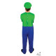 COSTUME PLOMBIER VERT ET BLEU TAILLE S/M