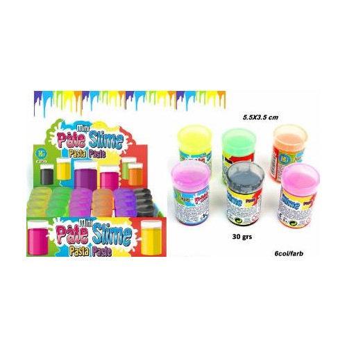 PATE SLIME BARIL FLUO  30GRS