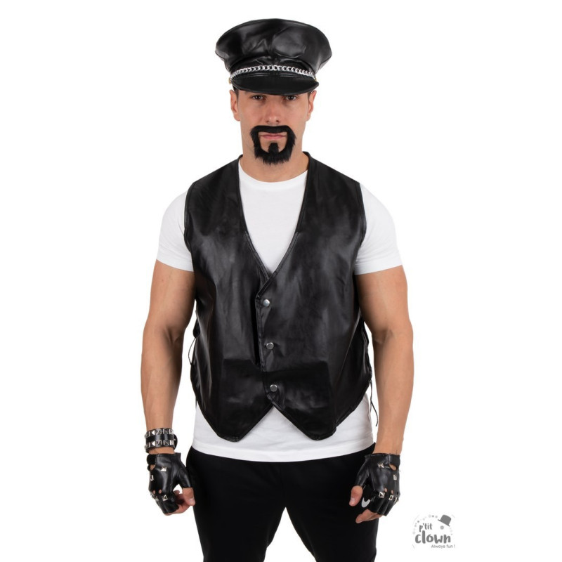 GILET SANS MANCHES BIKER