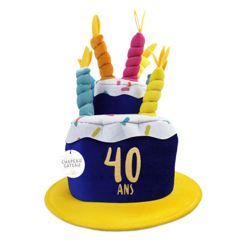 CHAPEAU ANNIVERSAIRE 40 ANS