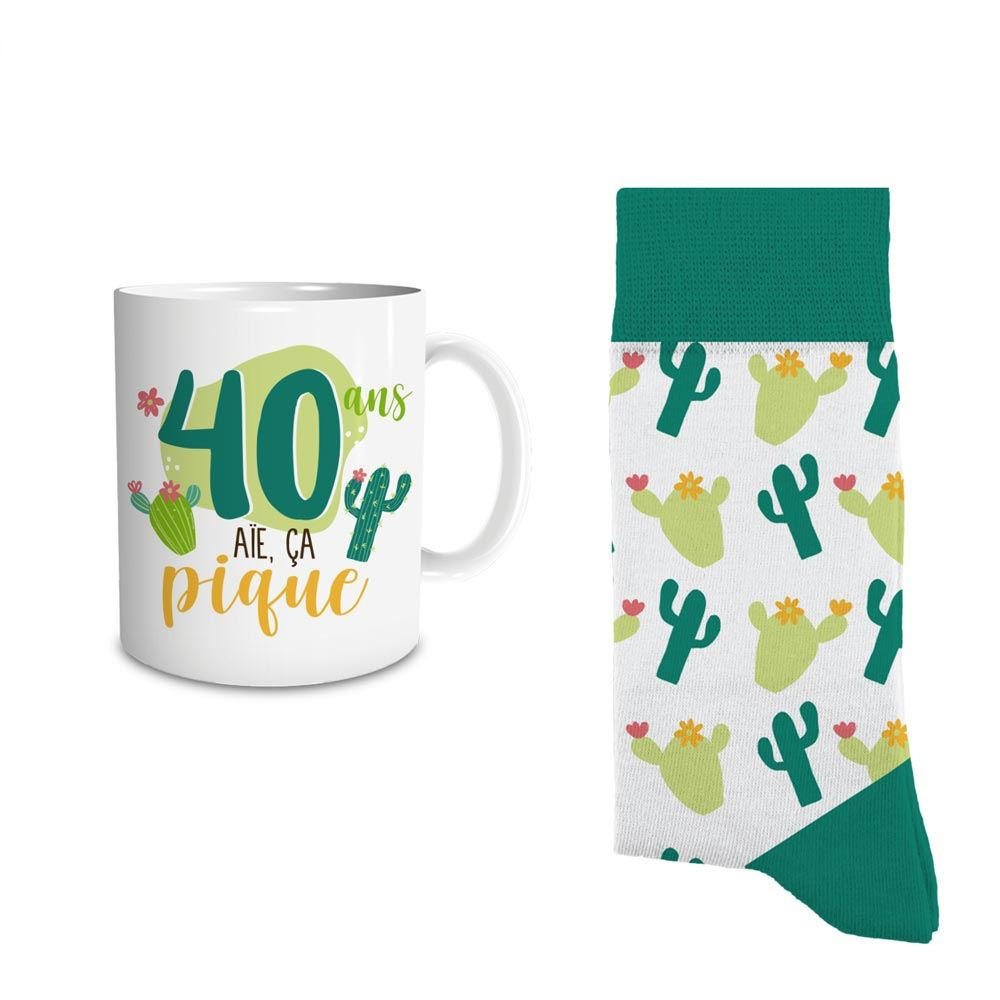 Cadeau Anniversaire Femme 40 ans - Tasse Mug - Diplôme Tout