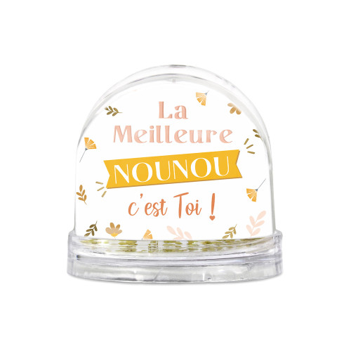 BOULE A NEIGE &quot;MEILLEURE NOUNOU&quot;