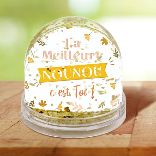 BOULE A NEIGE "MEILLEURE NOUNOU"