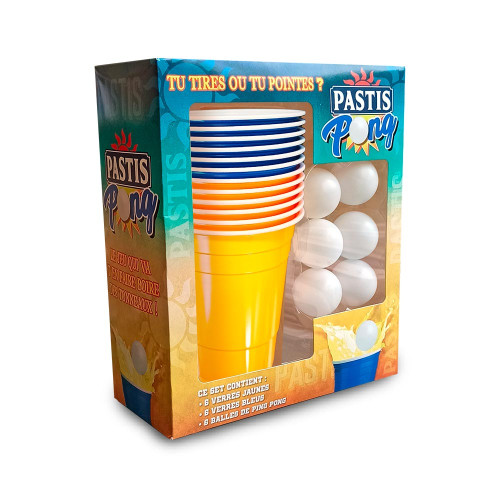 JEU A BOIRE &quot;PASTIS PONG&quot;