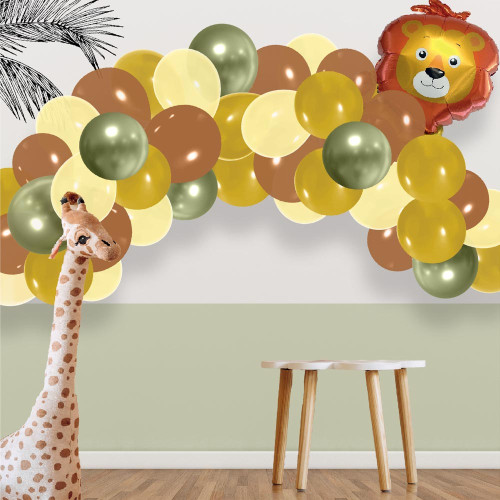 KIT ARCHE A BALLONS LION JUNGLE