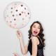 BALLON CONFETTIS GEANT 100CM ROSE GOLD