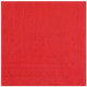 25 SERVIETTES CRYSTAL RAINBOW  33X33 2 PLIS ROUGE