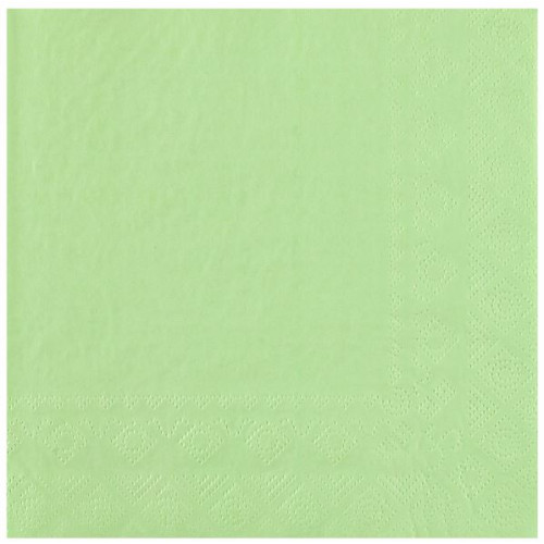 25 SERVIETTES CRYSTAL RAINBOW 33X33CM 2 PLIS MINT