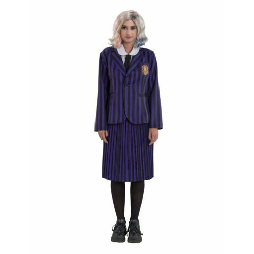 UNIFORME NOIR/VIOLET MERCREDI TAILLE XS