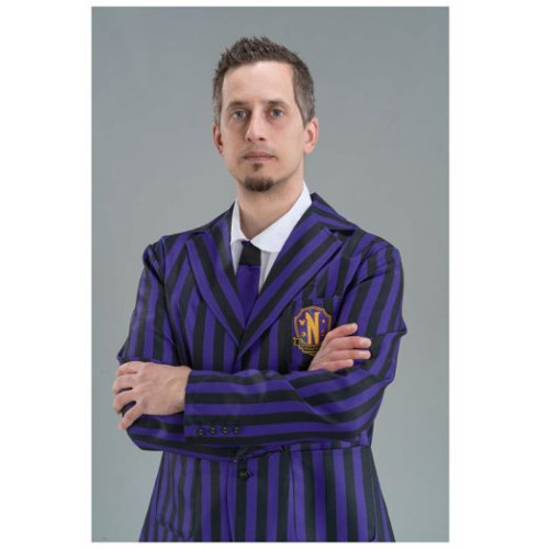 UNIFORME NOIR/VIOLET HOMME MERCREDI TAILLE S