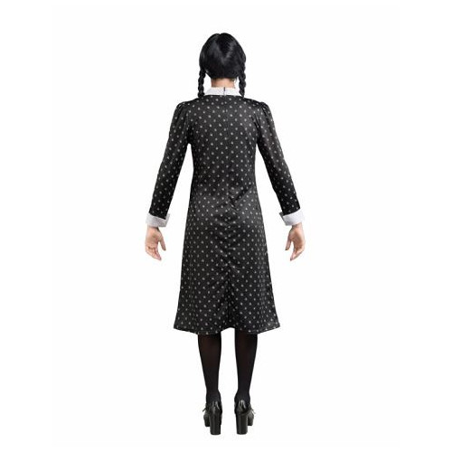 ROBE NOIRE A MOTIFS MERCREDI TAILLE S