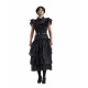 ROBE DE BAL NOIRE MERCREDI  TAILLE XS