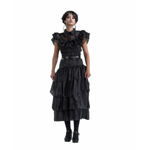 ROBE DE BAL NOIRE MERCREDI TAILLE L