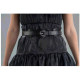 ROBE DE BAL NOIRE MERCREDI  TAILLE XS