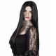 PERRUQUE CHEVEUX LONG NOIRE SORCIERE