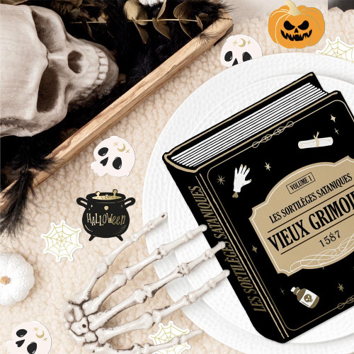 10 SERVIETTES HALLOWEEN GRIMOIRE