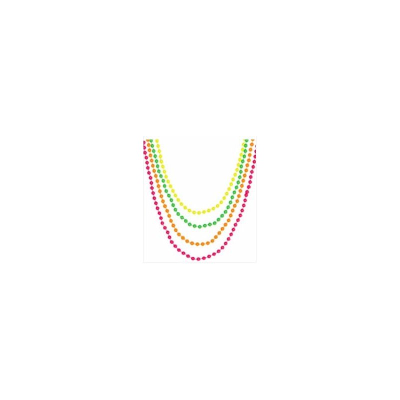 SET 4 COLLIERS PERLE NEON