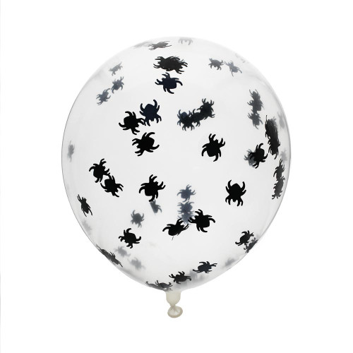 6 BALLONS CONFETTIS HALLOWEEN