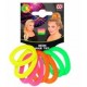 8 ELASTIQUES CHEVEUX  FLUO