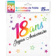 24 SERVIETTES METAL 18ANS MULTICOLORE