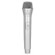 MICROPHONE ARGENT (23.5 CM)