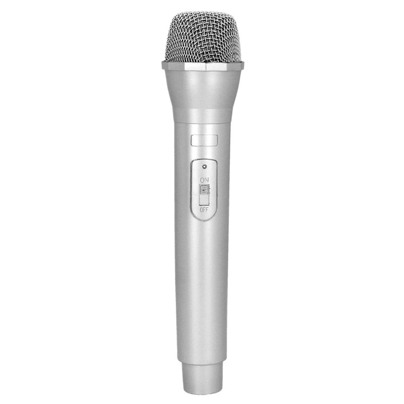 MICROPHONE ARGENT (23.5 CM)