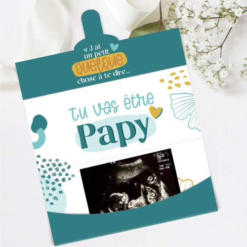 ENVELOPPE ANNONCE "PAPY"