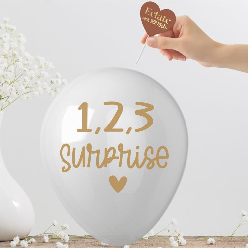 CARTE BALLON ANNONCE &quot;MINI NOUS&quot;