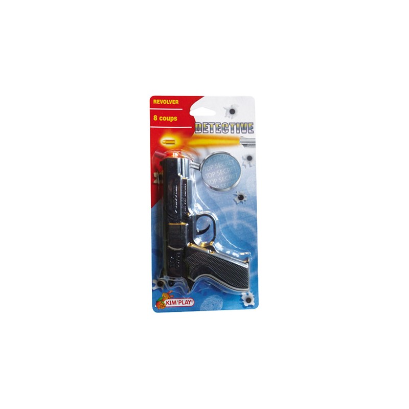 PISTOLET 8 COUPS METAL
