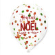 SACHET6 BALLONS CONFETTIS NOEL