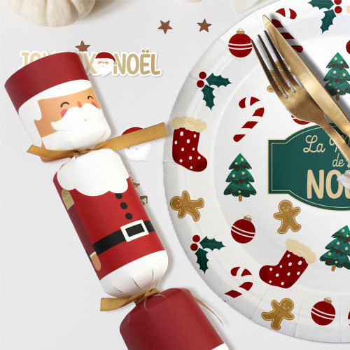 PACK 6 CRAKERS DE NOEL 2 MODELES