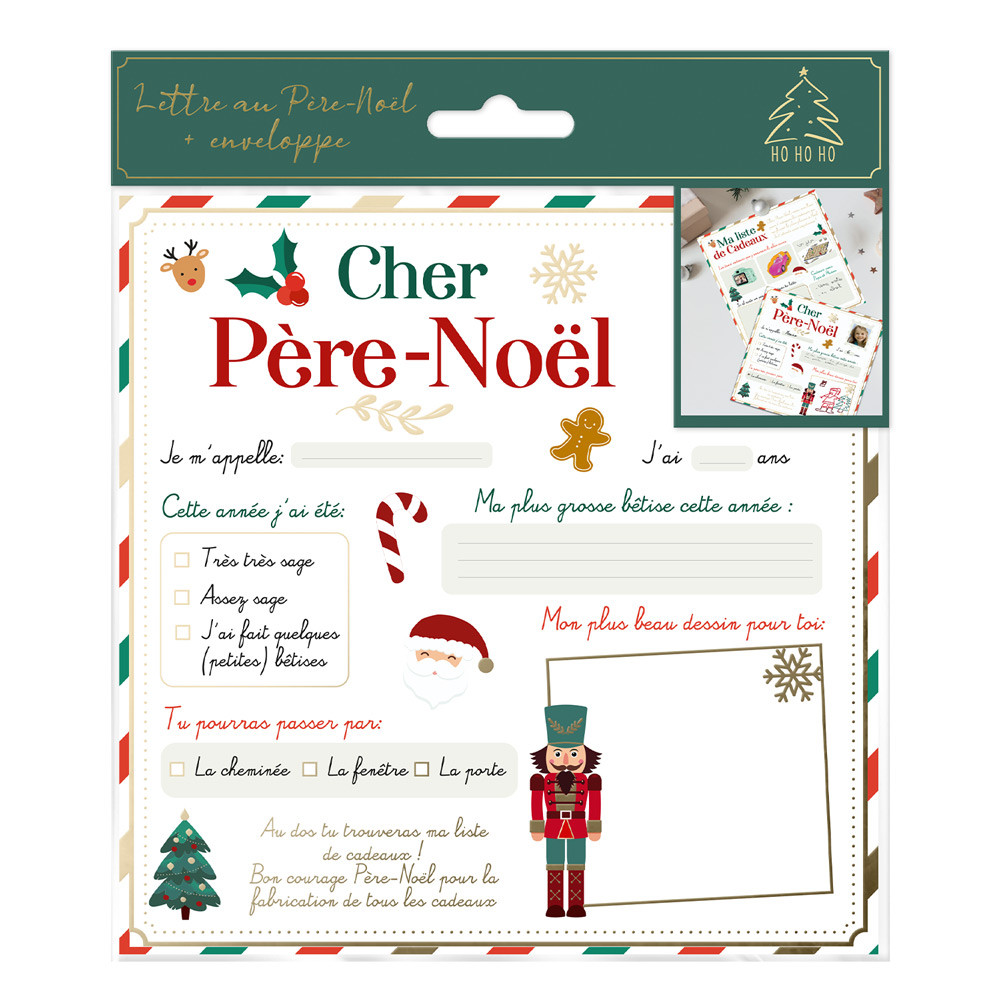 Printable] Prépare ta lettre au Père Noël - et inspirations pour la maison