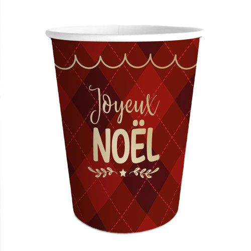 6 GOBELETS JOYEUX NOEL