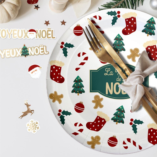 6 ASSIETTES &quot;MAGIE DE NOEL&quot;