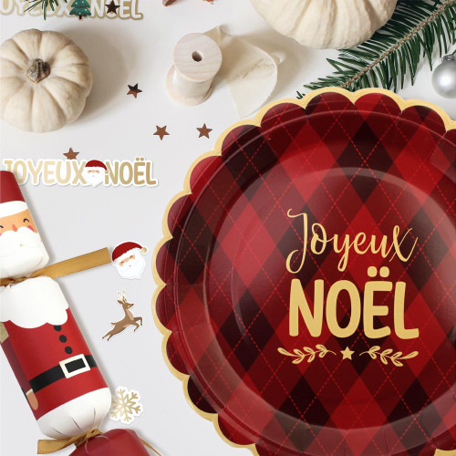 6 ASSIETTES &quot;JOYEUX NOEL&quot;