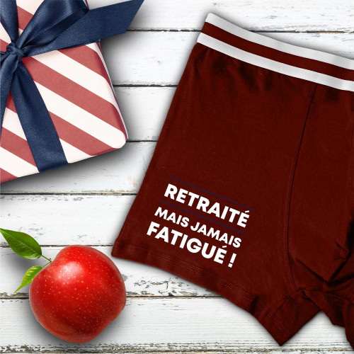 BOXER &quot;RETRAITE MAIS JAMAIS FATIGUE!&quot;