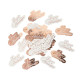 100 CONFETTIS JA ROSE GOLD/BLANC