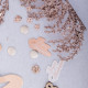 100 CONFETTIS JA ROSE GOLD/BLANC