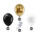 KIT ARCHE A BALLONS NOIR/DORE